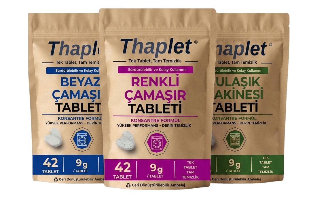 Thaplet kraft ambalajlı tablet seti